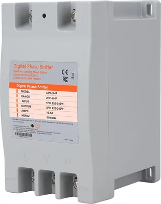 Image de Convertisseur monophasé triphasé de 2 à 4 CV, levier de vitesse numérique industriel pour applications résidentielles et commerciales