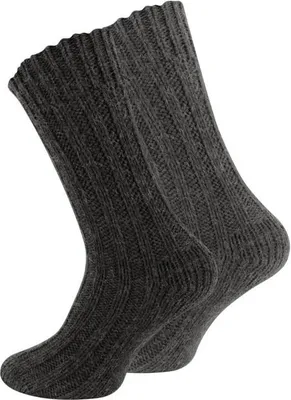 Immagine prodotto di Calzini Alpka a maglia grossa con lana ALPAKA uni grey shades taglia 43/46 (confezione da 2)