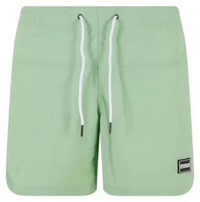 Image de Urban Classics - Short de bain pour hommes (lot de 2) TN1597 (Taille M) (Gris-vert/Noir)