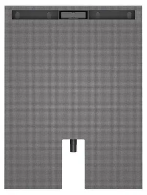 Image de Receveur Wedi Fundo Plano Linea écoulement excentré 1200x1000x70mm