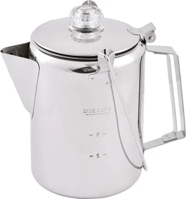 Immagine prodotto di Caffettiera in acciaio inox con percolatore, per 9 tazze