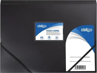 Produktbild von A4-Mappe mit Gummiband, Polypropylen, schwarz