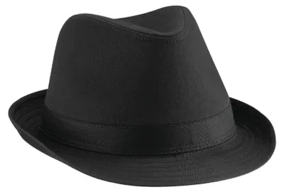 Produktbild von Beechfield - Fedora-Hut für Herren/Damen Uni FK1459 (S-M) (Schwarz)