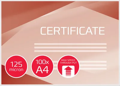 Productafbeelding van GBC Laminatiefoliehoesje, HighSpeed, DIN A4, 250 micron