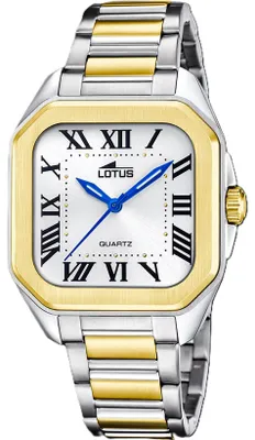Zdjęcie produktu dla Lotus Zegarek Square White & Gold