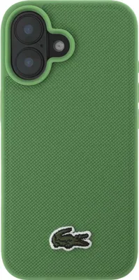 Zdjęcie produktu dla Etui Lacoste Iconic Petit Pique MagSafe do iPhone 16 Plus zielony