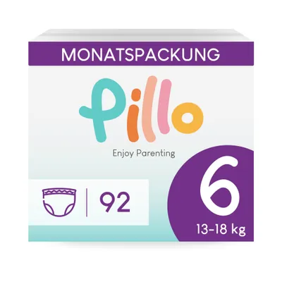 Produktbild von Pillo Windelhosen 92 Stk. Größe 6 (13-18 kg)