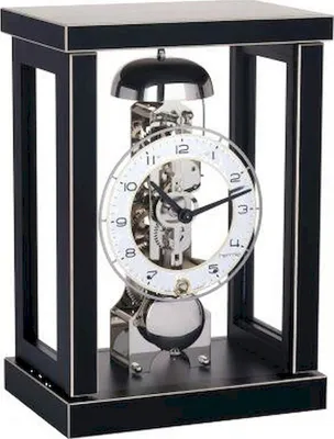 Produktbild von Tischuhr Schwarz Schlag auf Glocke - Hermle Modell: 23056-740791