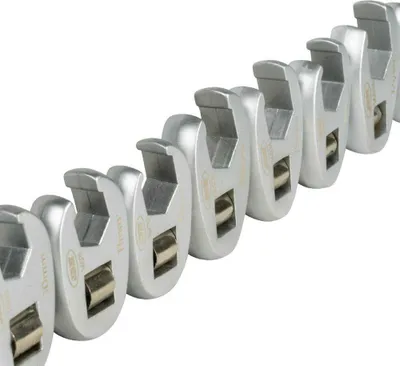 Produktbild von Jbm 3/8´´ Crowfoot Set Of 10 Es Festschlüssel-set Silber  Silber One Size