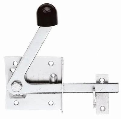Produktbild von Alberts Gartentorfalle | galvanisch gelb verzinkt | 80 x 80 mm | 2er Set