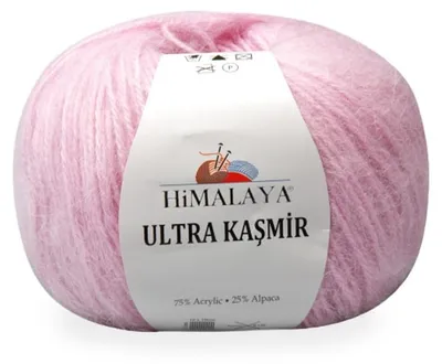 Obrázek produktu pro Vlna Himalaya Ultra Kasmír 802, barva růžová - pro pletení a háčkování