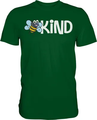 Produktbild von Bienen Imker Be Kind T-Shirt – Bottle Green / XL