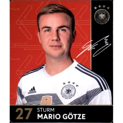 Image de 27 - Mario Götze - Carte de collection REWE WM18