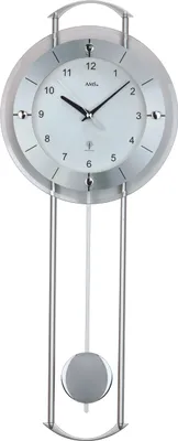 Produktbild von AMS Funk-Pendeluhr, Funkpendelwerk, 24x60x6cm, 5254