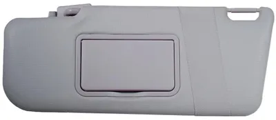 Productafbeelding van Zonneklep links, grijs, met spiegel, artikelnummer 735362729, geschikt voor FIAT Panda 169 MK2, bouwjaar 2003-2012