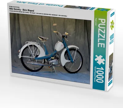 Produktbild von Calvendo Ein Motiv aus dem Kalender NSU Quickly - Mein Moped 1000 Teile Puzzle quer 640x480mm, Laue Ingo; 7442618