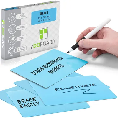 Produktbild von Set mit 25 wiederverwendbaren Scrum-Magneten für Whiteboards