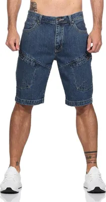 Immagine prodotto di Pantaloni corti 3/4 da uomo, bermuda Capri; blu-scuro/38
