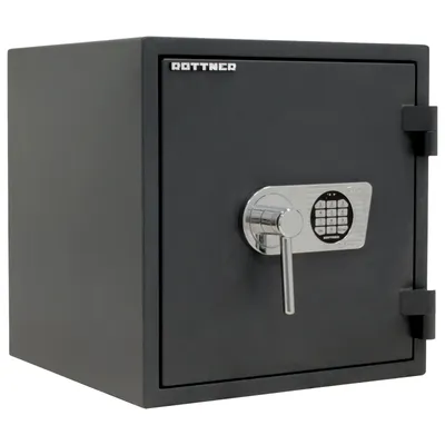 Obrázok produktu pre Rottner Fire Profi 50 EL nábytkový ohňovzdorný trezor antracit | Elektronický zámok | 48 x 49 x 45.5 cm