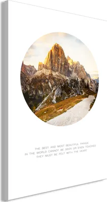 Produktbild von Italienischer Leinwand Leinwandbild - Magic Place (1 Part) Vertical 40x60 cm Landschaften c-C-0202-b-a