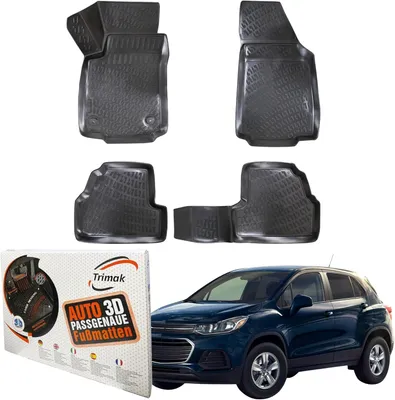 Produktbild von Trimak Autofußmatten kompatibel mit Chevrolet Trax 2013-2022 Auto Allwetter Gummimatten