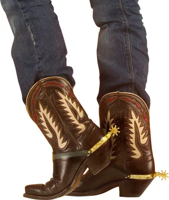 Produktbild von Cowboystiefel Sporen gold