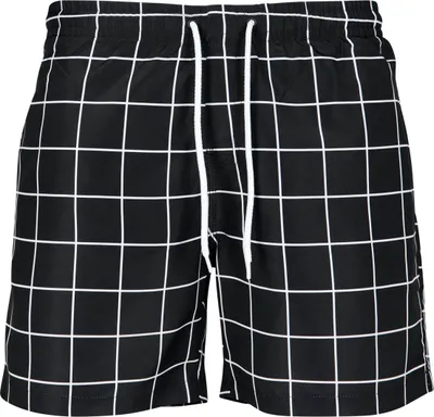 Produktbild von Urban Classics - CHECK Swim Badeshorts schwarz - S