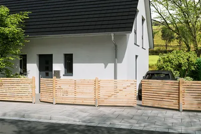 Produktbild von Rhombuszaun 180x100 cm Douglasie unbehandelt
