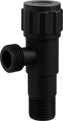 Obrázok produktu pre BALNEO rohový ventil model 2 1/2 × 3/8 v čiernej farbe