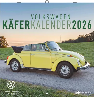 Produktbild von Volkswagen Käfer Kalender 2026 im Format 30x30