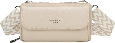 Image de Gallantry, joli sac à bandoulière en cuir, beige