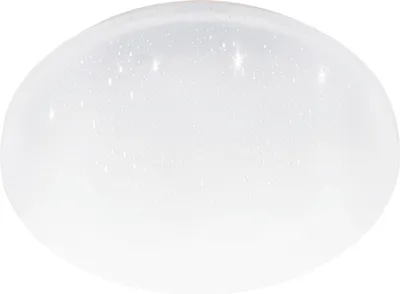 Produktbild von EGLO Deckenlampe Pogliola-S, Ø 31 cm, Kristalleffekt LED Deckenleuchte, Wohnzimmerlampe, Lampe weiß, Kinderzimmerlampe, Küchenlampe, Bürolampe