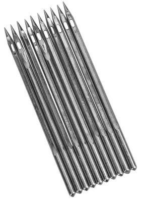 Schuhreparatur-Nadeln aus Edelstahl, 10 Stück, Silber