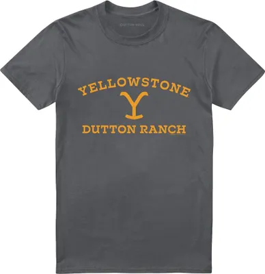 Image de Yellowstone - T-shirt "Dutton Ranch" pour homme/femme unie TV22859 (L) (Charbon de bois)