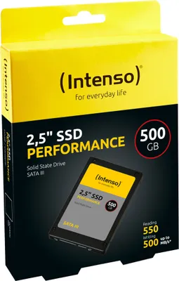 Produktbild von Intenso 3814450 Interný SSD disk 2,5" 500 GB Serial ATA III