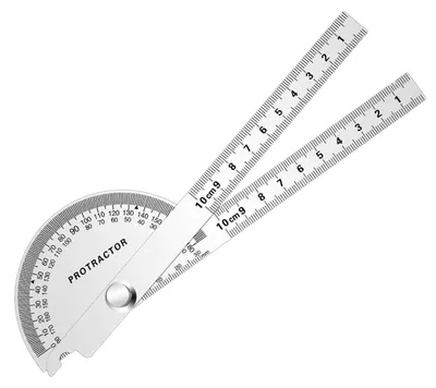 Produktbild von Edelstahl-Winkelmesser 0-180° für Präzisionsarbeiten