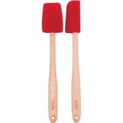 Produktbild von Mini-Spatel, Silikon, 2er-Set, rot - Tala