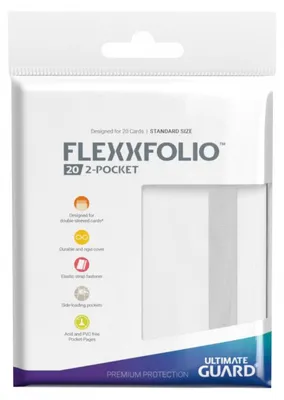 Image de Ultimate Guard Flexxfolio 20 - 2 Pochettes Blanc
