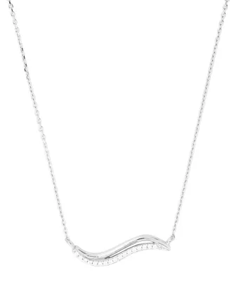 Image de Collier en argent scintillant avec zircone cubique Beauty SC596