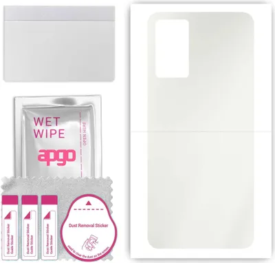 Produktbild von apgo Rückseite Schutzfolie, Matt, kompatibel mit Vivo V21s, Hinten Hydrogel-Displayschutzfolie mit Positionierhilfe, kratzfest, einfache Montage