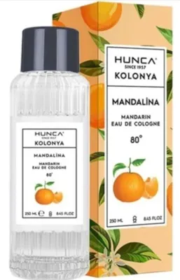 Produktbild von Hunca Kolonya Mandarin – Erfrischendes Eau de Cologne mit Mandarinen-Duft