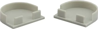 Produktbild von A26 LED Aluprofil Silber 2x Endkappen