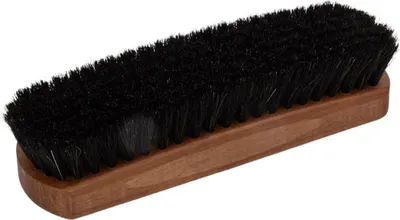 Produktbild von D&L Premium Schuhpflegebürste - Birnbaumholz - Schwarzes Pferdehaar