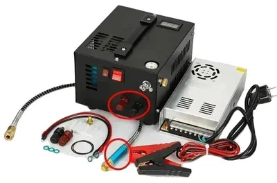 Zdjęcie produktu dla Sprężarka powietrza PCP, wysokociśnieniowa, z napędem elektrycznym, z małym filtrem T