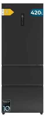 Zdjęcie produktu dla Cecotec A01_EU01_110539, 420 l, No Frost (lodówka), ST-T, 6,6 kg/24h, E, Czarny