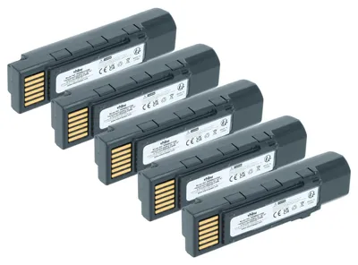 Produktbild von vhbw 5x Akku kompatibel mit Datalogic Gryphon GM4500, 4500, GBT4500 Barcodescanner POS (2600 mAh, 3,7 V, Li-Ion)