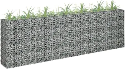 Obrázok produktu pre The Living Store Gabionové vyvýšené lôžko Pozinkovaná oceľ 270 x 30 x 90 cm