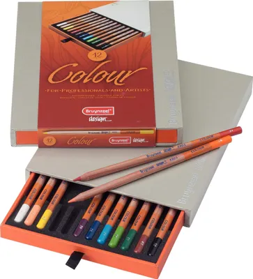Immagine prodotto di Set professionale di matite colorate con 12 colori, confezionato in scatola
