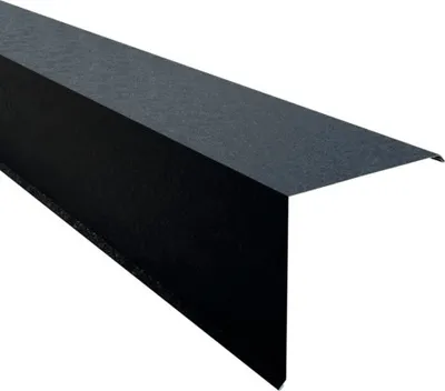 Produktbild von PRECIT Ortgangblech für Trapezblech Anthrazitgrau RAL 7016 Shimoco 80µm 1000 mm x 230 mm x 230 mm x 0,5 mm
