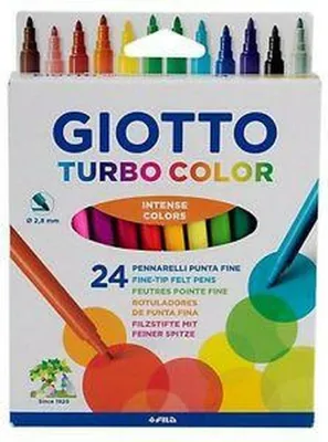 Obrázek produktu pro Sada barevných fixů Giotto Turbo Colour (5 kusů)